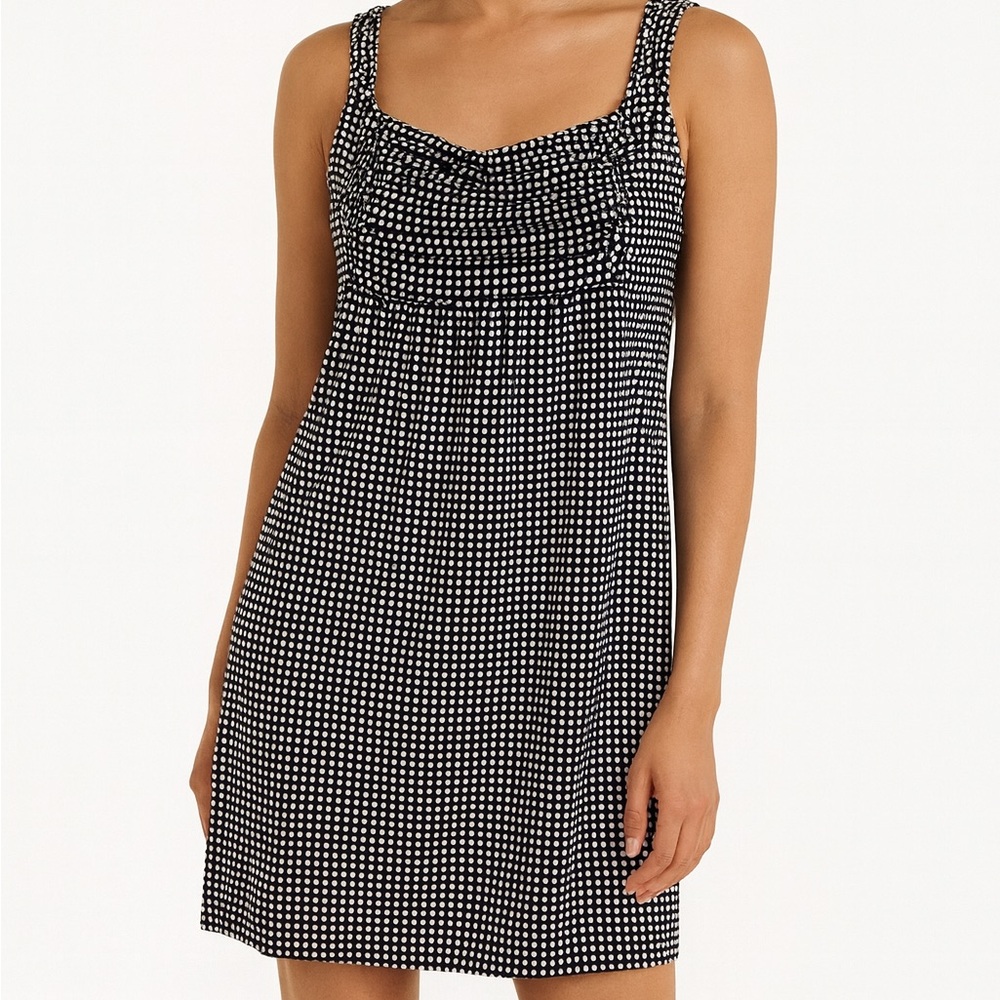 Studio Donatello black and white short dress